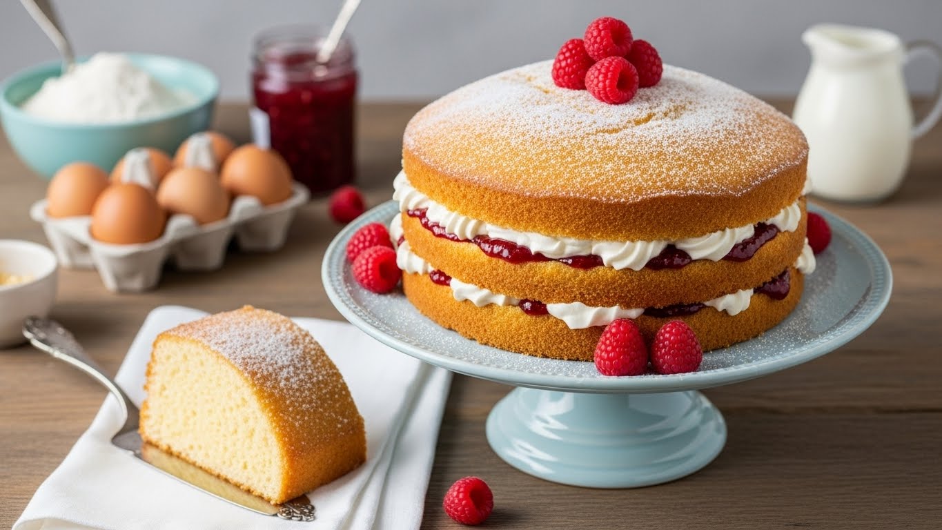 How to Bake the Classic British Victoria Sponge Cake