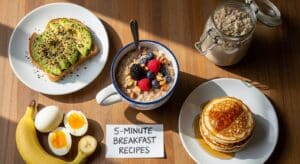 5-Minute Breakfast Recipes You Can Make Fast